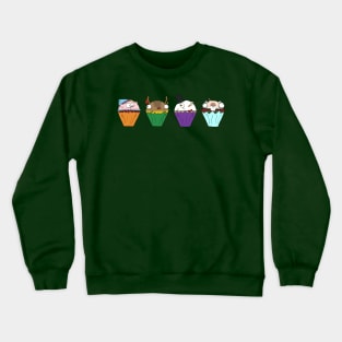 Christmas Cupcake Line Up Crewneck Sweatshirt